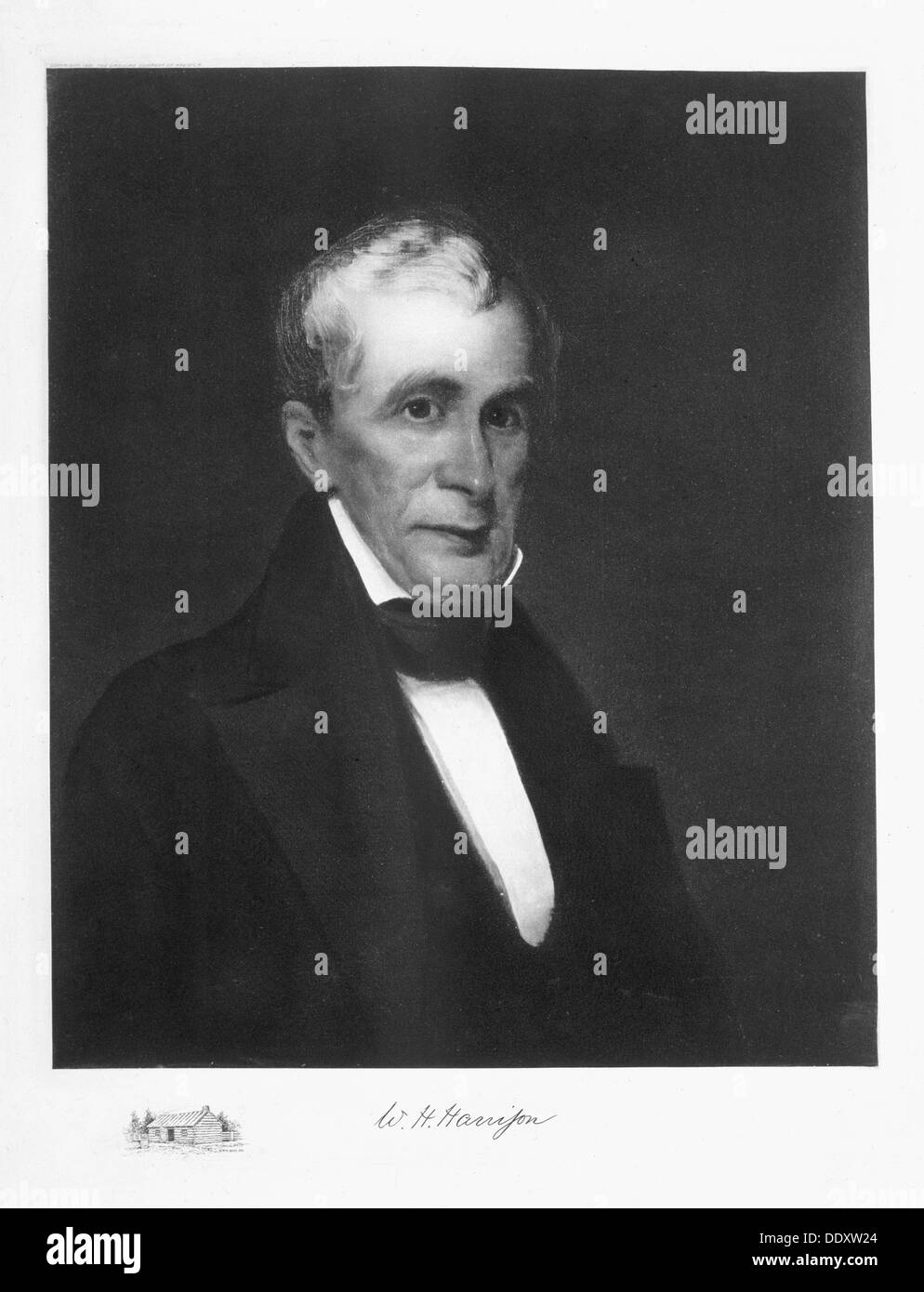 William Henry Harrison, neuvième Président des États-Unis d'Amérique, (1901). Artiste : Inconnu Banque D'Images