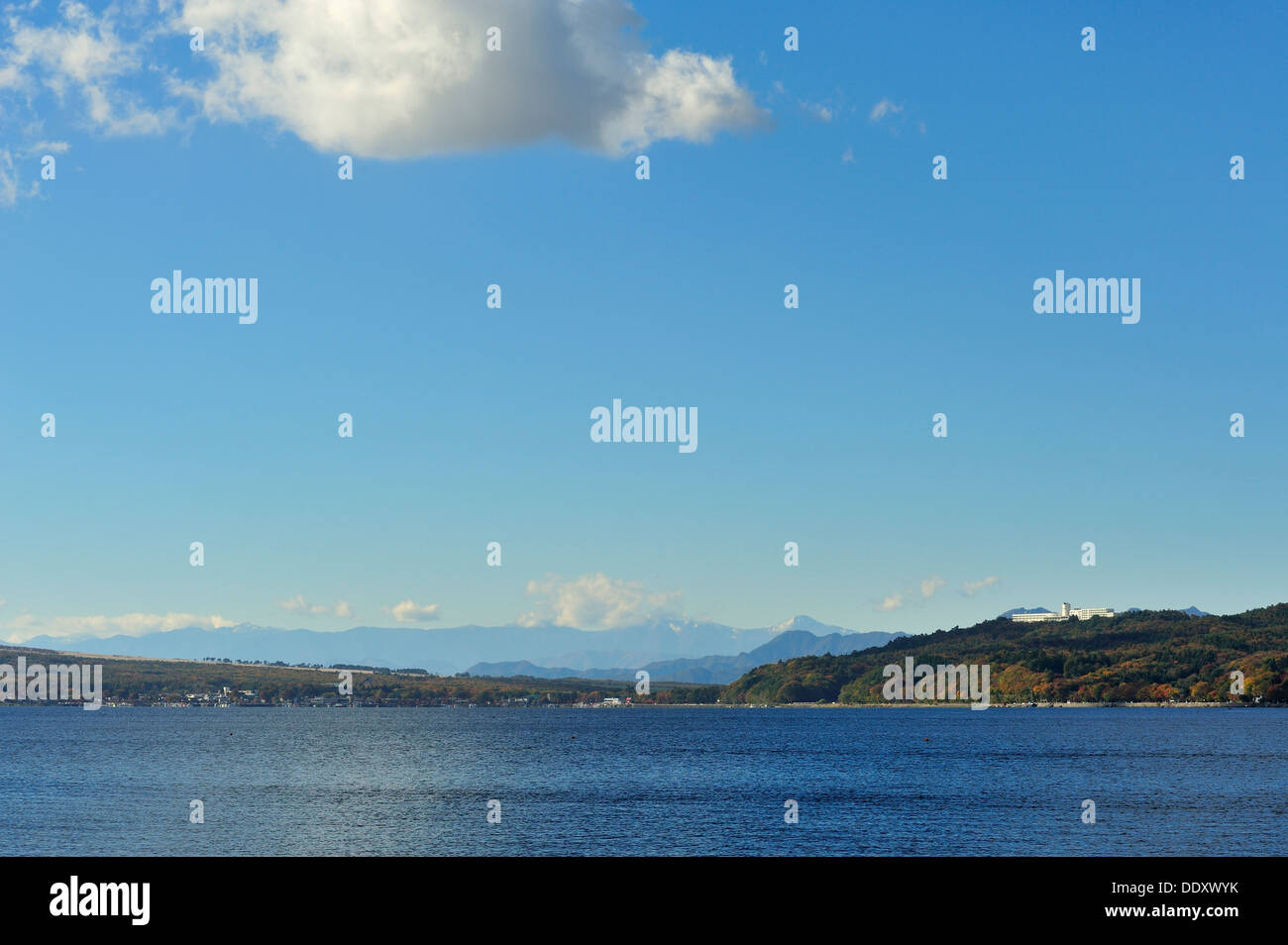 Lac Yamanaka, préfecture de Kanagawa au Japon Banque D'Images