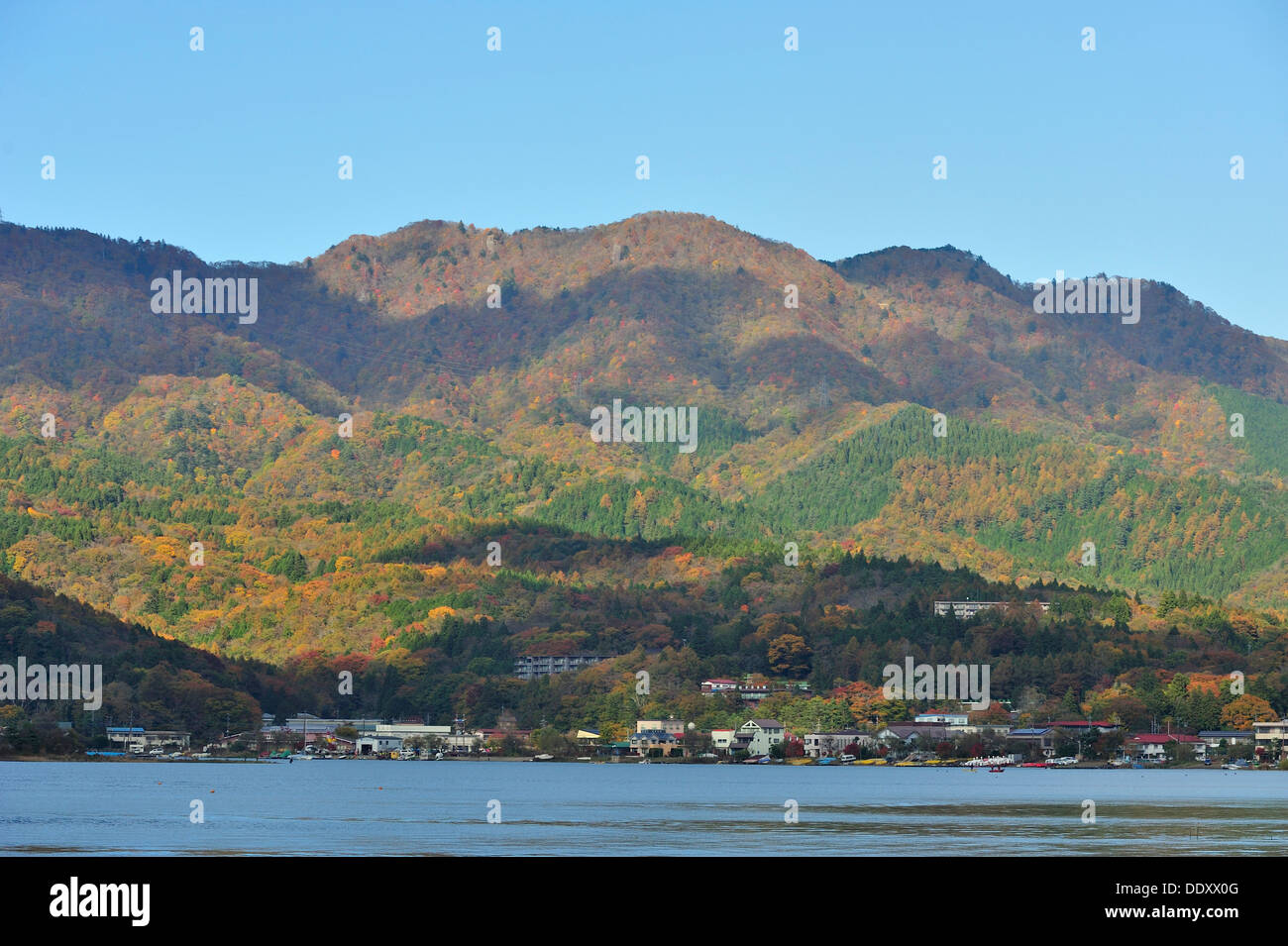 Lac Yamanaka, préfecture de Kanagawa au Japon Banque D'Images