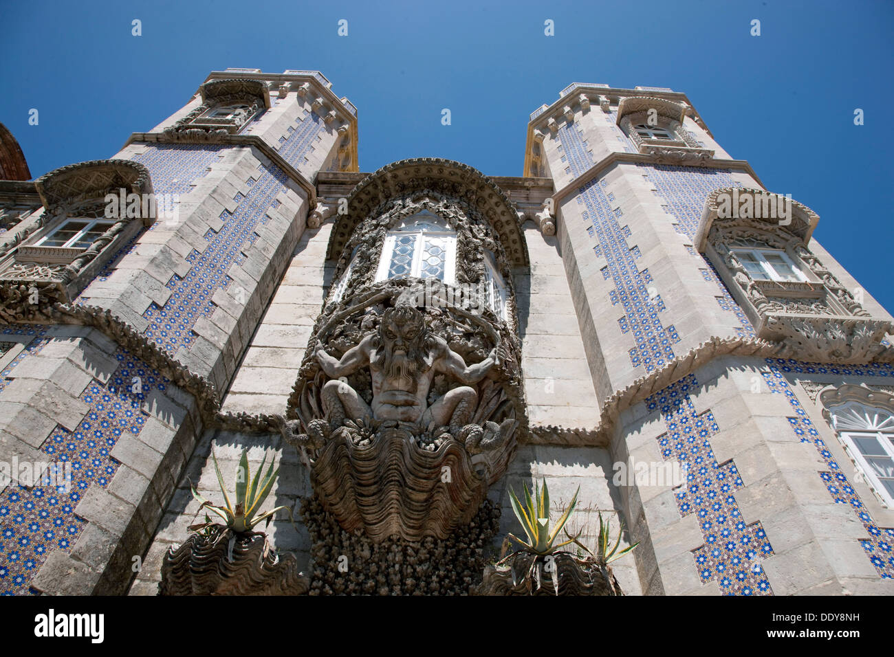 Une gargouille au Palais National de Pena, Sintra, Portugal, 2009. Artiste : Samuel Magal Banque D'Images