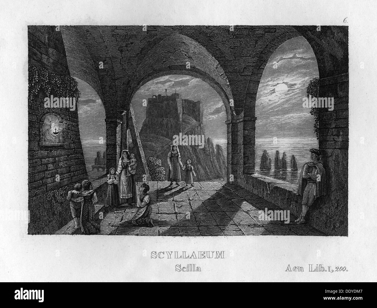 Scyllaeum, Italie, c1833. Artiste : Inconnu Banque D'Images