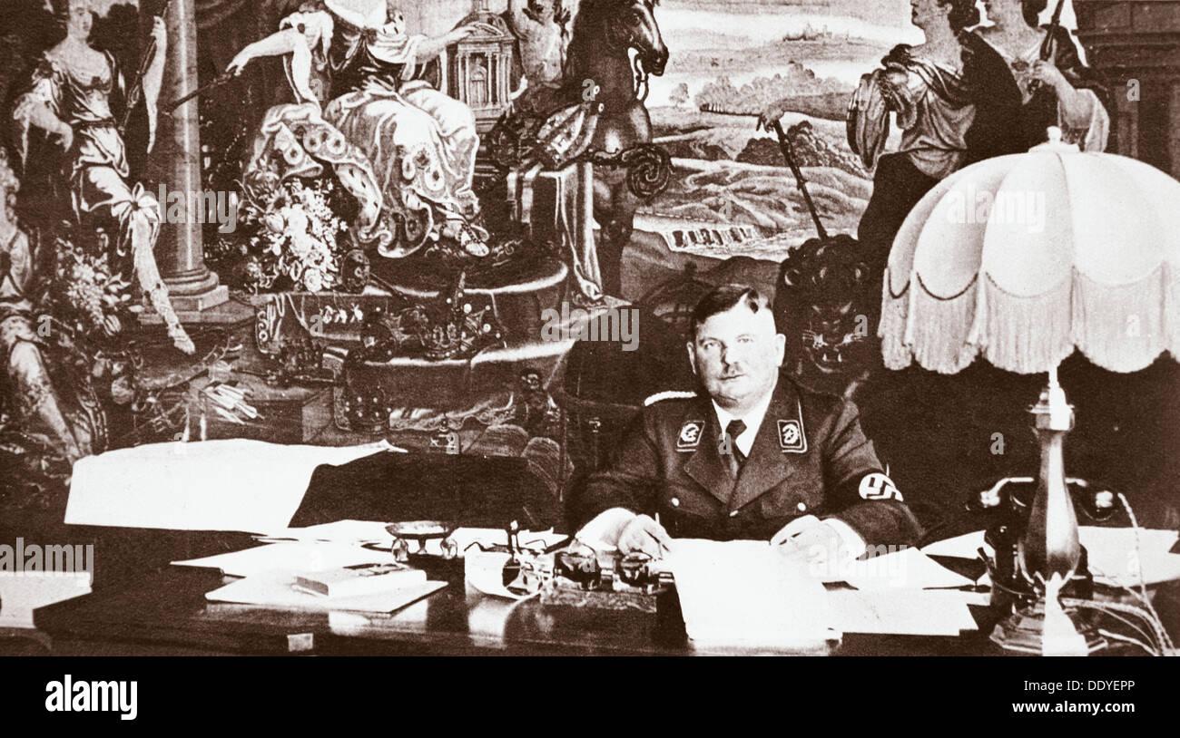 Ernst Röhm, chef de la Sturmabteilung (SA) nazies, l'Allemagne, c au début des années 1930. Artiste : Inconnu Banque D'Images