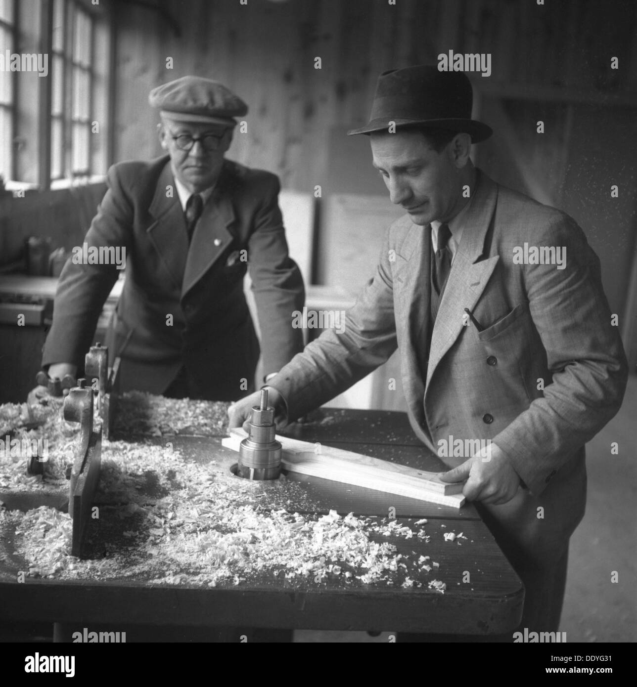 L'industrie familiale en Småland, en Suède, c1940s( ?). Artiste : Otto Ohm Banque D'Images