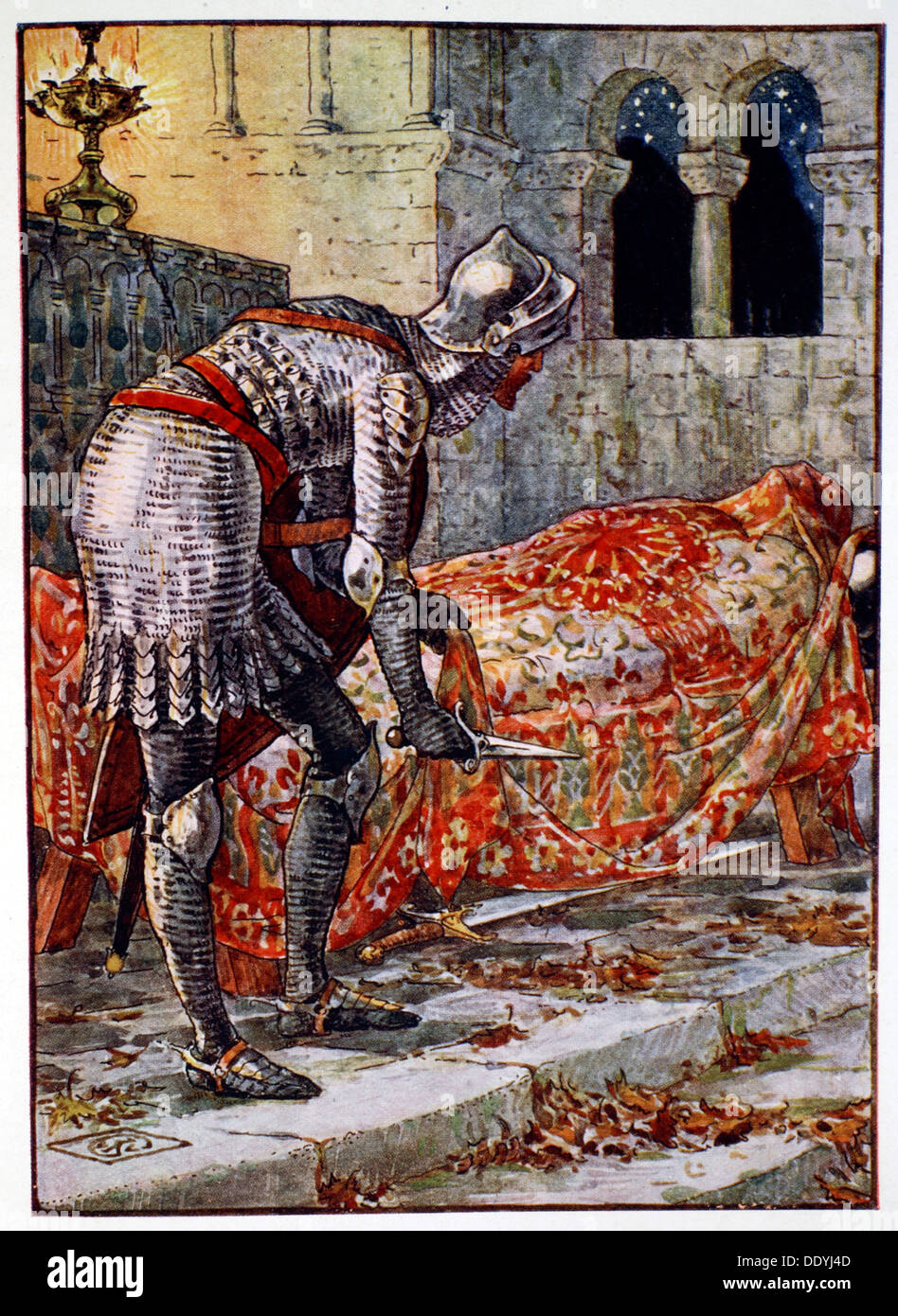 'Monsieur Lancelot dans la Chapelle', 1911. périlleux Artiste : Inconnu Banque D'Images