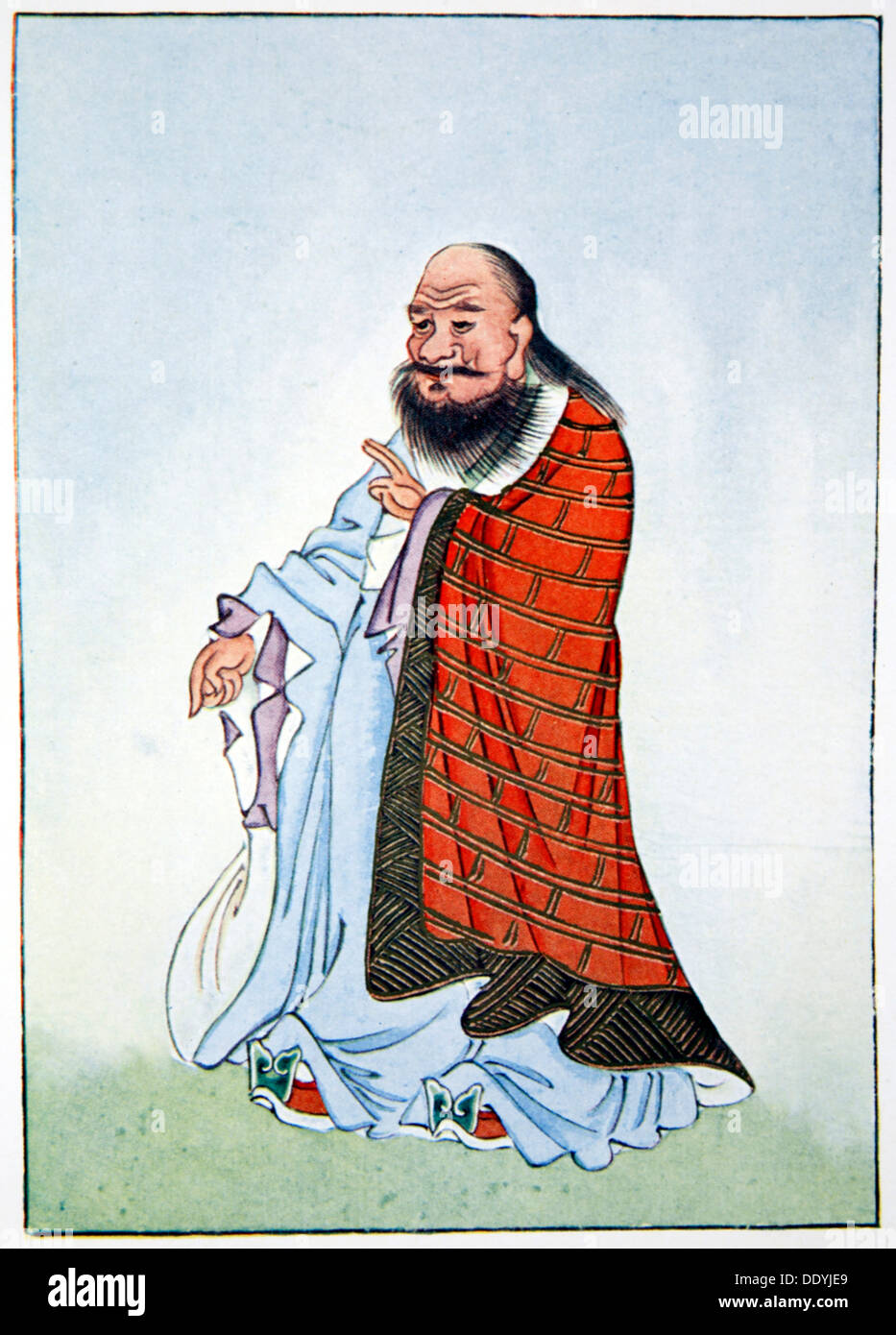 Lao-Tzu, ancien philosophe chinois et d'inspiration du taoïsme, 1922. Artiste : Inconnu Banque D'Images