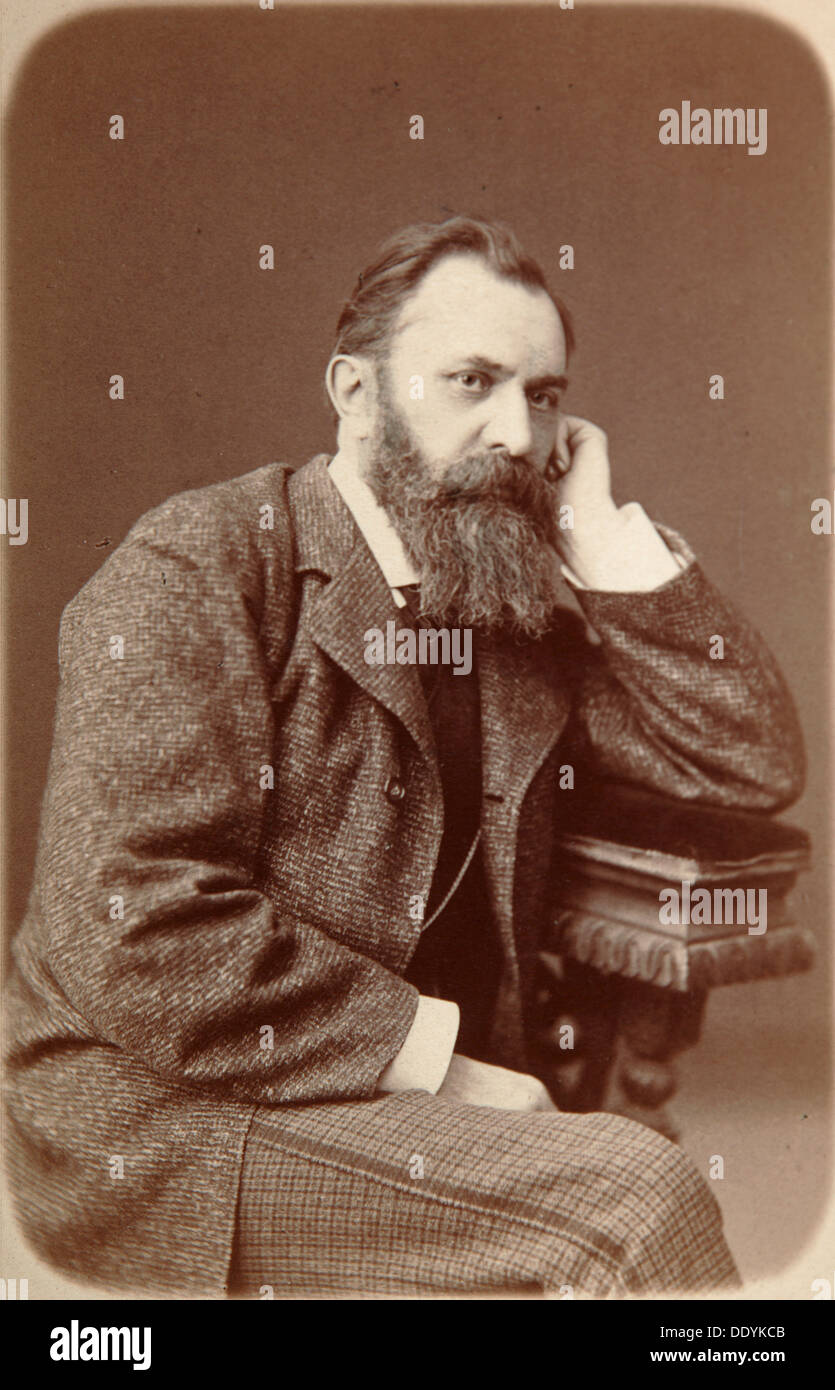 Vasily Perov, artiste russe, 1880. Artiste : Inconnu Banque D'Images
