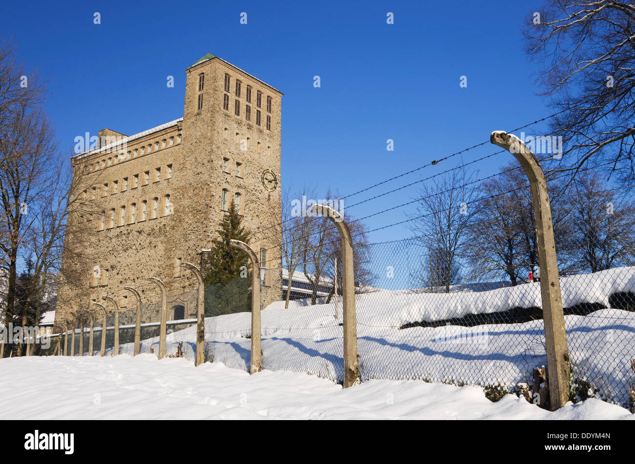 General-Colonel Beck-Kaserne Ordensburg forteresse, caserne, école d'élite de l'époque hitlérienne, Napola, en hiver Banque D'Images