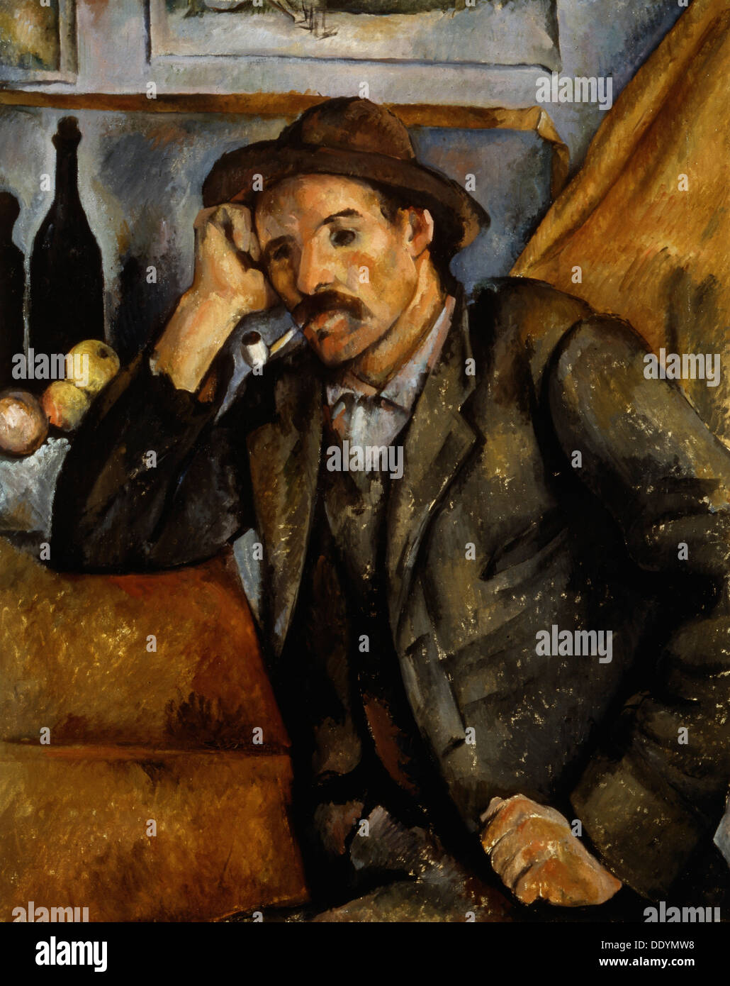 'Un fumeur', 1890-1892. Artiste : Paul Cezanne Banque D'Images