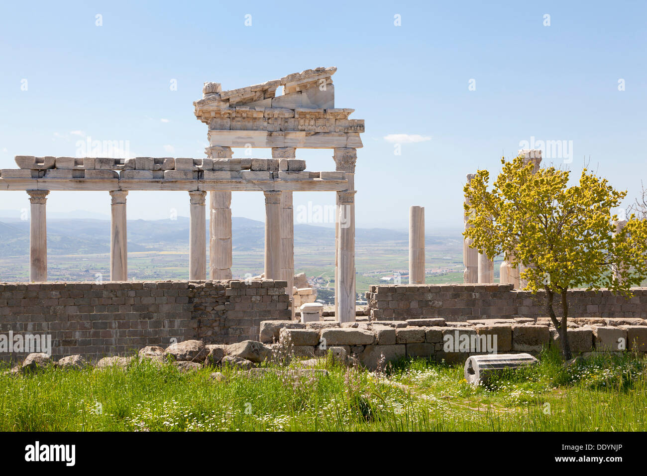 Trajaneum, ville antique de Pergame ou Pergame, Bergama, Turquie Banque D'Images