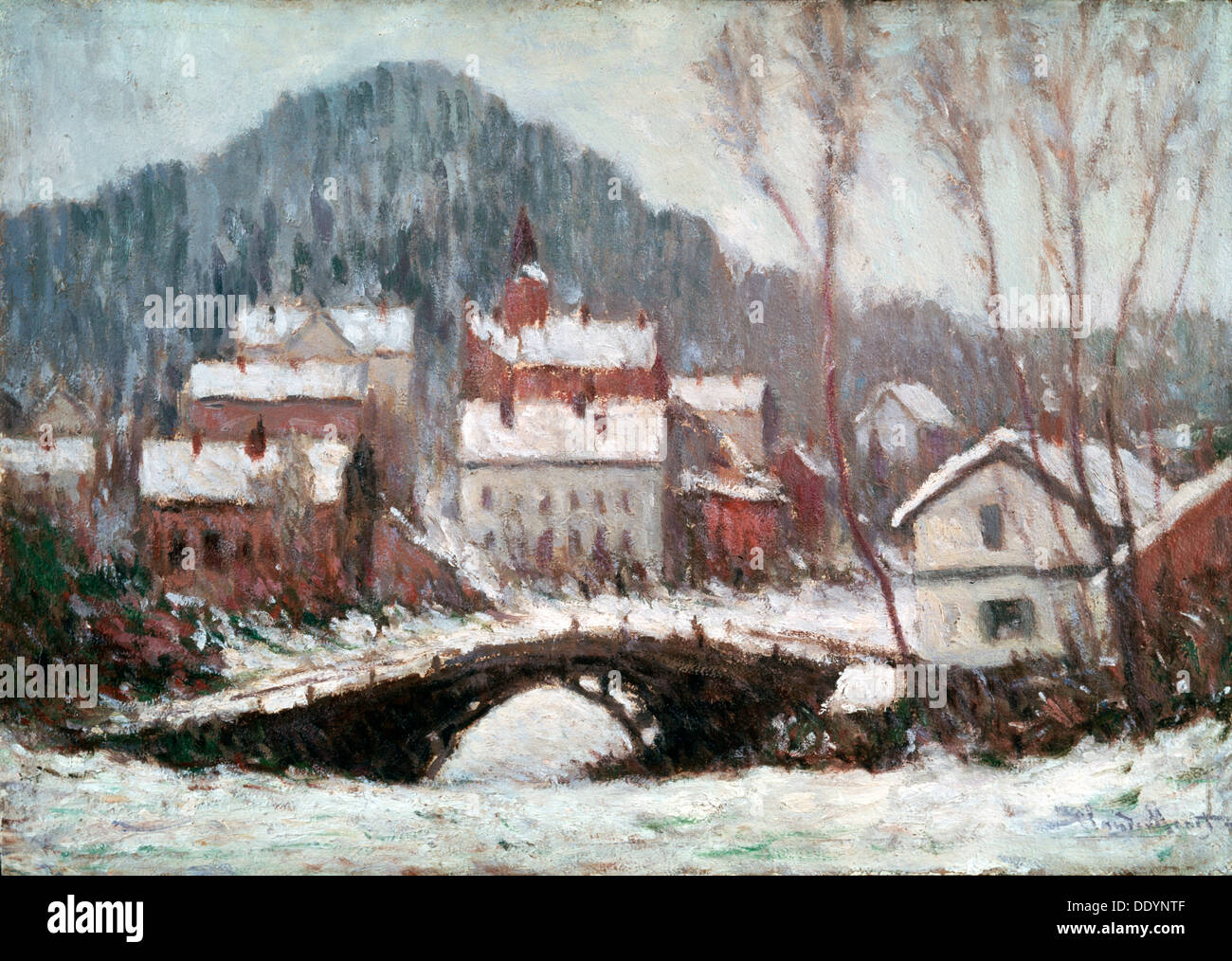 Hiver 'Paysage', 1895. Artiste : Claude Monet Banque D'Images