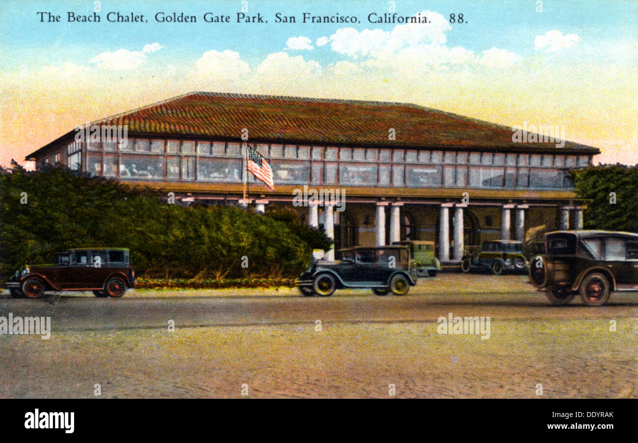Le Chalet de la plage, le Golden Gate Park, San Francisco, Californie, USA, 1926. Artiste : Inconnu Banque D'Images