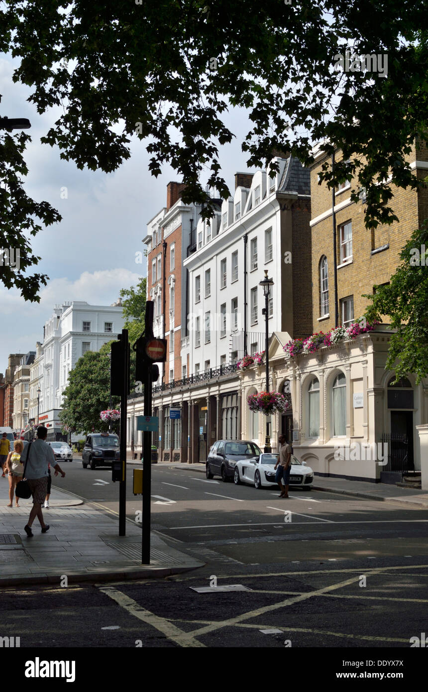 Street Londres W2, Paddington, London, UK. Banque D'Images