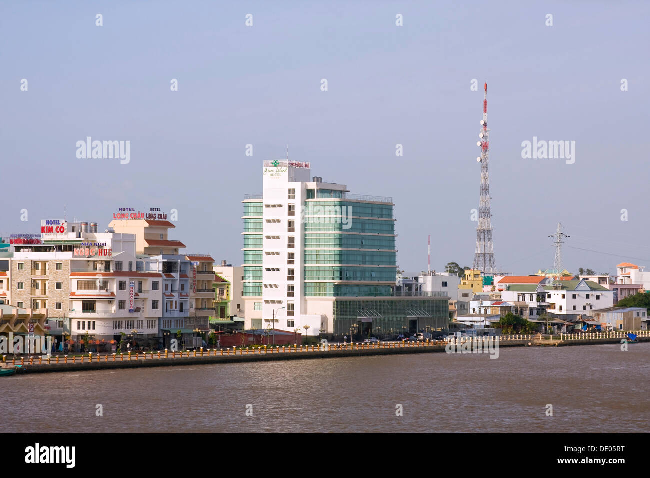 Centre ville de Hat Tien, ville frontière avec le Cambodge, le Vietnam, l'Asie du Sud-Est, l'Asie Banque D'Images