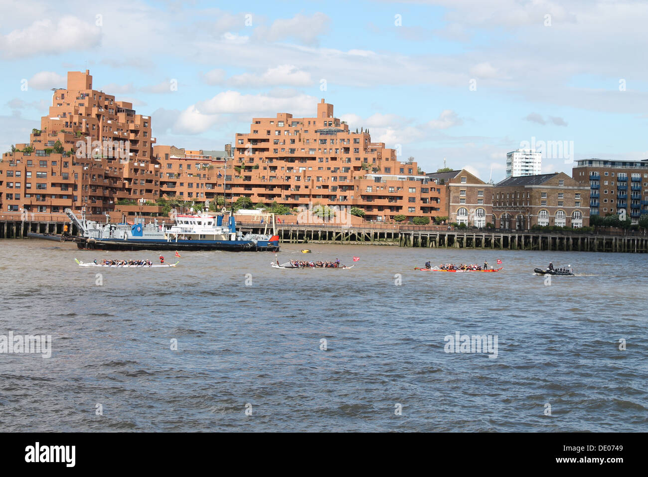 Great River Race 2013 (Mayor's Thames Festival) Banque D'Images