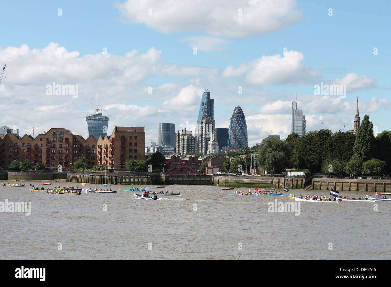 Great River Race 2103 (maires) Festival Thames Banque D'Images