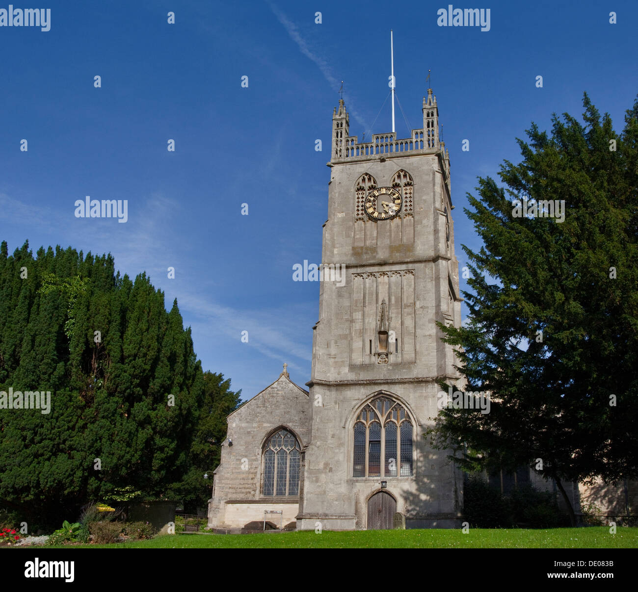 La grande église St James, Dursley, Gloucestershire, Angleterre Banque D'Images