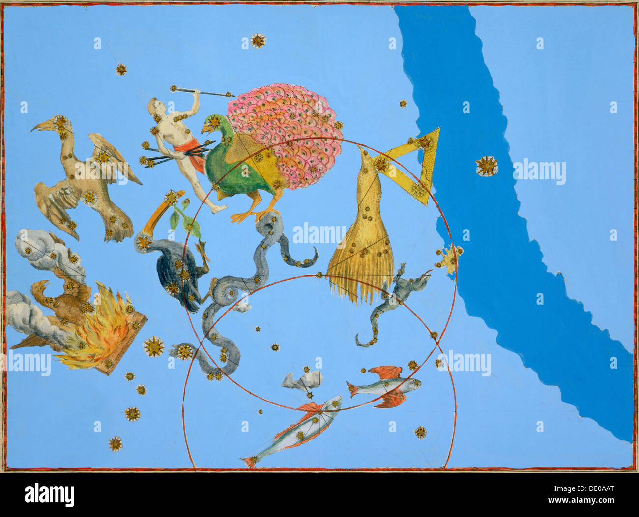 Un groupe de constellations, 1603. Artiste : Alexander Mair Banque D'Images