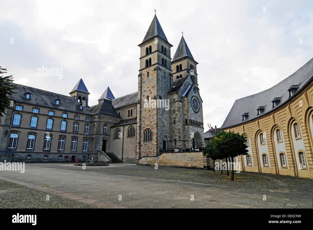 Abbaye d'Echternach, basilique, musée, Echternach, Luxembourg, Europe, PublicGround Banque D'Images