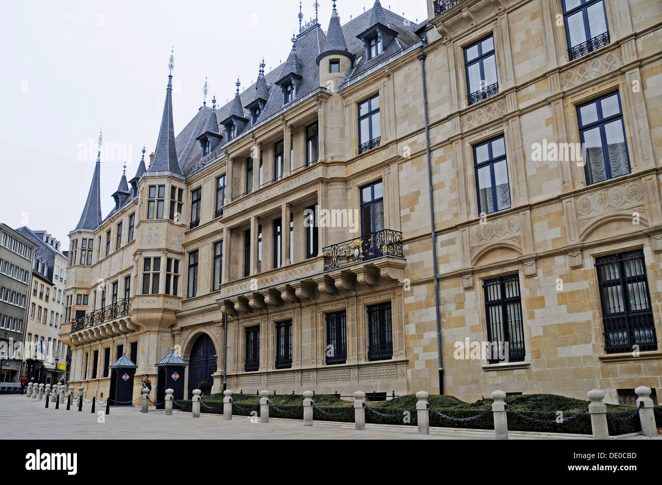 Palais grand-ducal, le Parlement européen, de la Chambre des Représentants, Luxembourg, Europe, PublicGround Banque D'Images