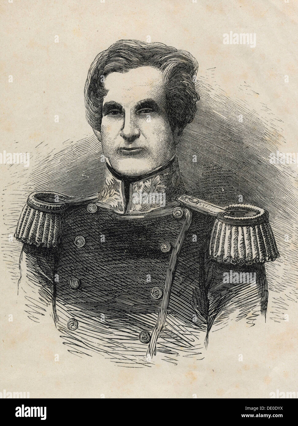 Edmund Lyons, 1er baron Lyons, commandant de la marine britannique du 19e siècle et diplomate. Artiste : Inconnu Banque D'Images