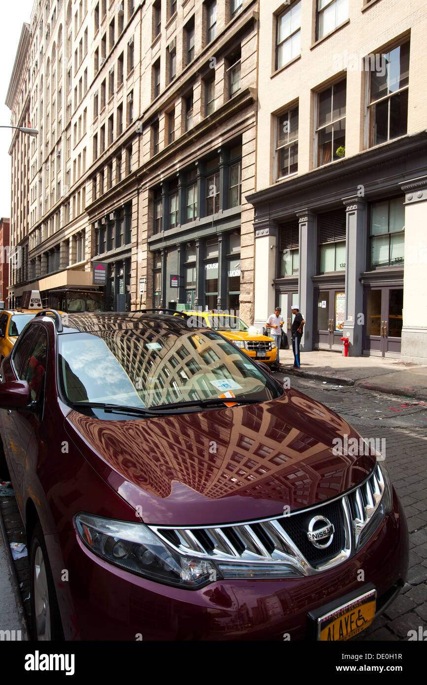 Le centre-ville de Manhattan, au sud de Houston Street, (Soho), Manhattan, New York, États-Unis d'Amérique Banque D'Images