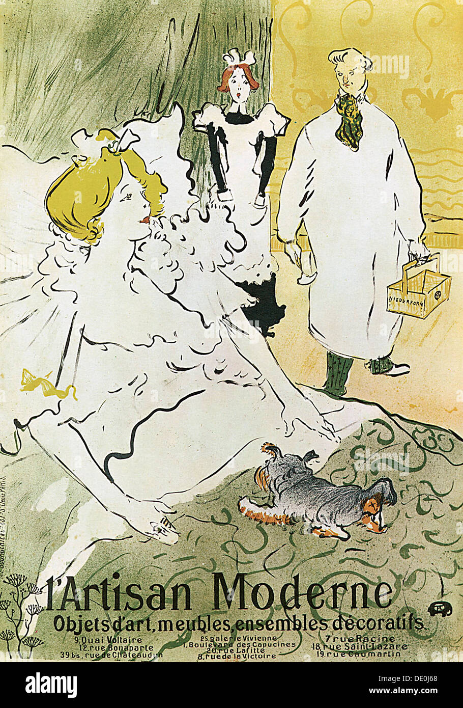 "Qui, de l'Artisan moderne', 1894. Artiste : Henri de Toulouse-Lautrec Banque D'Images