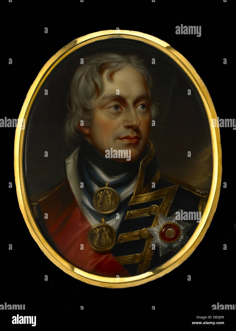 Le vice-amiral Horatio Nelson (10 Downing Street), ch. 1800. Artiste : Anonyme Banque D'Images