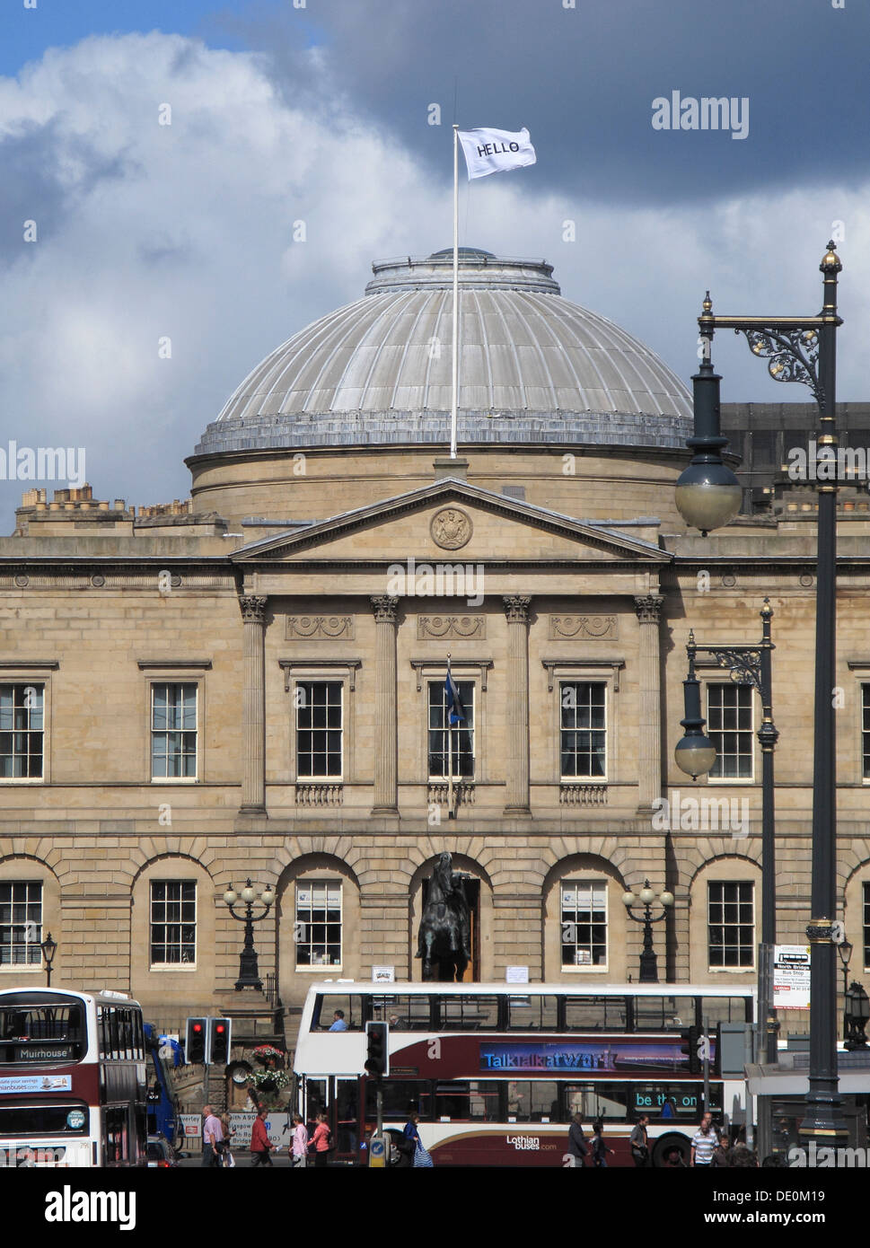 Le General Register House (abritant les Archives nationales d'Écosse & ScotlandsPeople Centre) Princes St Edinburgh Scotland UK Banque D'Images