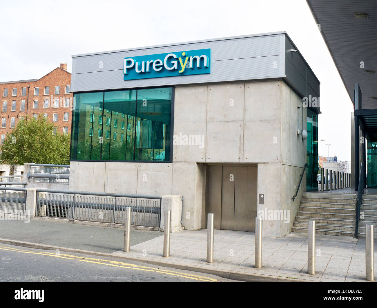 Sport pur en échange urbain à Manchester UK 4Rs Salford-manchester Banque D'Images