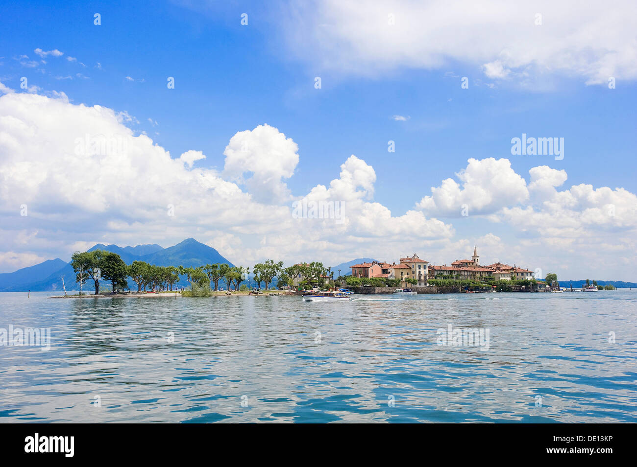 Isola Superiore, Lake Maggiore, Piémont, Italie, Europe Banque D'Images