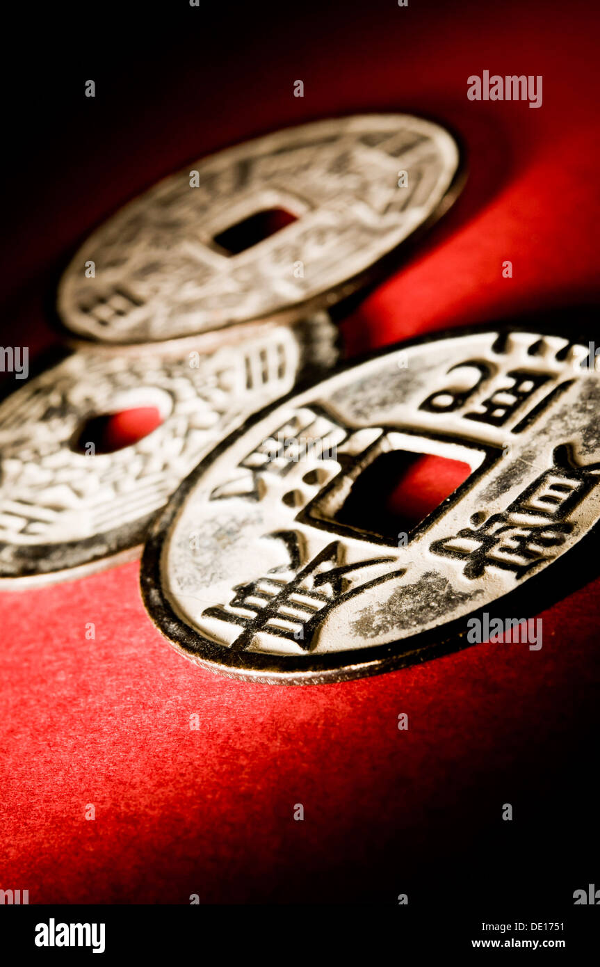 Ancient Chinese coins Banque D'Images