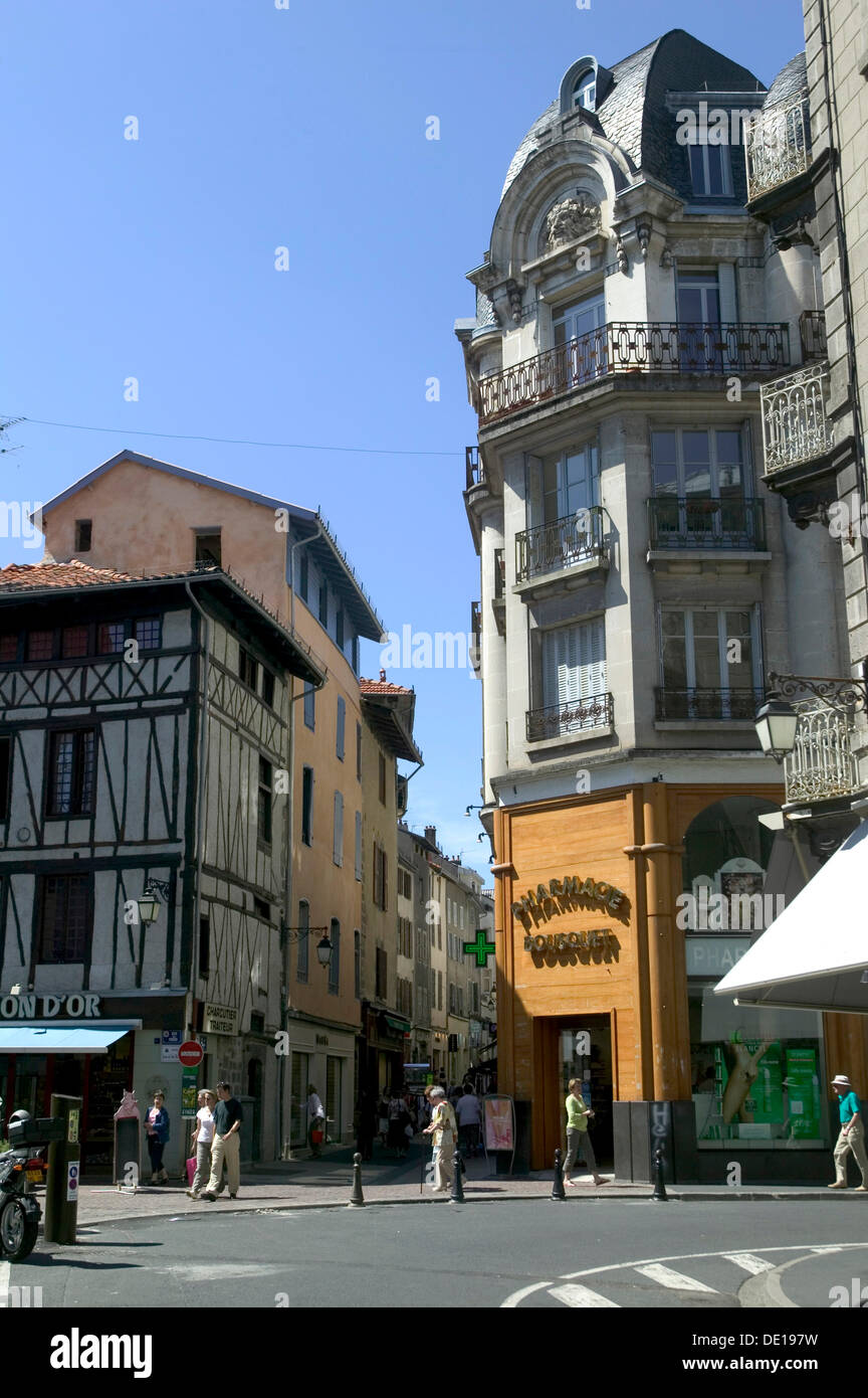 Ville D Aurillac Cantal France Europe Photo Stock Alamy