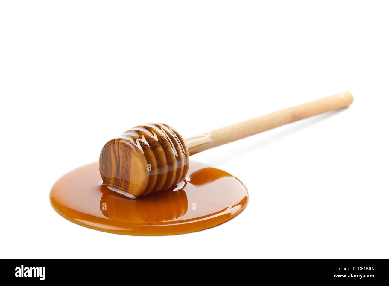 Le miel sauvage et isolé de balancier en bois Banque D'Images
