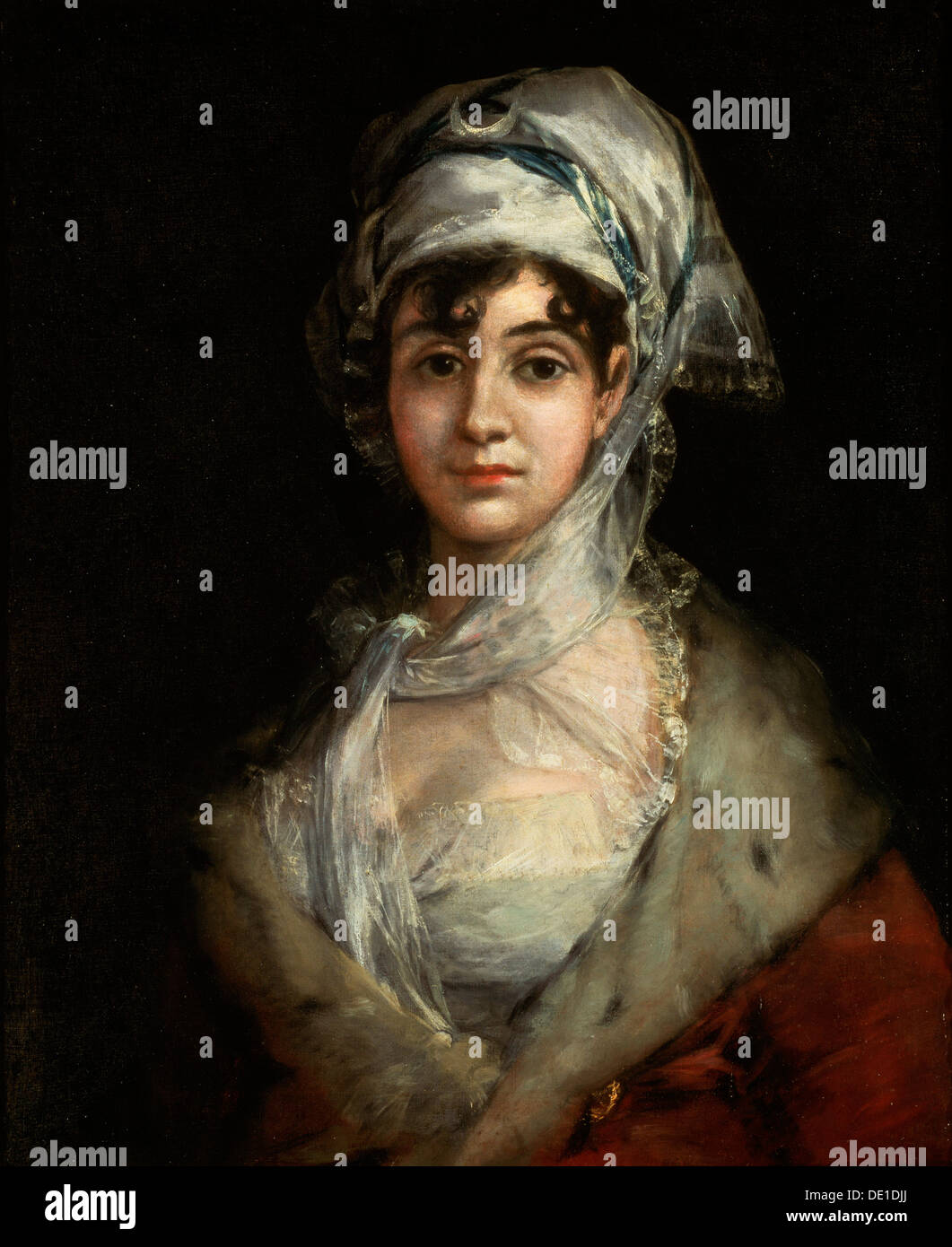 'Portrait de l'actrice Antonia Zarate', c1810. Artiste : Francisco Goya Banque D'Images