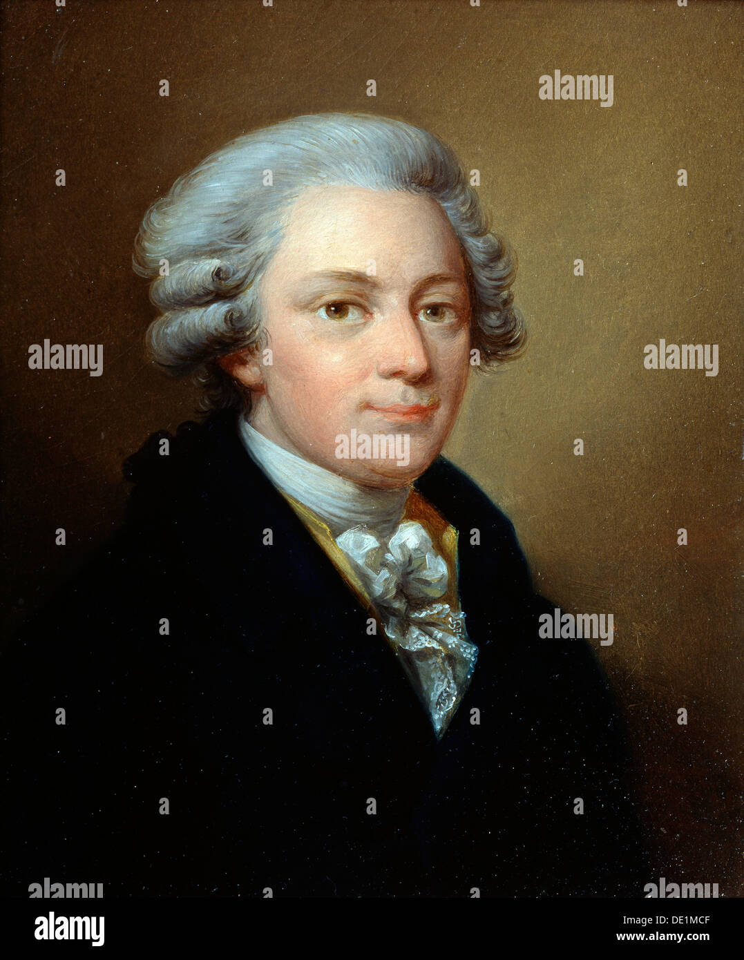 'Portrait du compositeur Wolfgang Amadeus Mozart', (1756-1791), c1783. Artiste : Jozef Grassi Banque D'Images