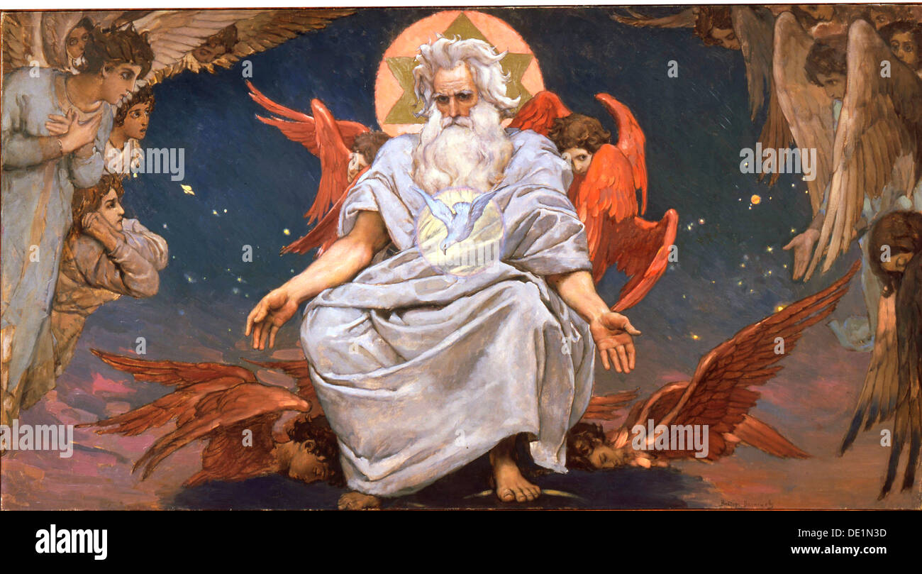 Dieu Le Pere 15 16 Artiste Viktor Vasnecov Mihajlovic Photo Stock Alamy