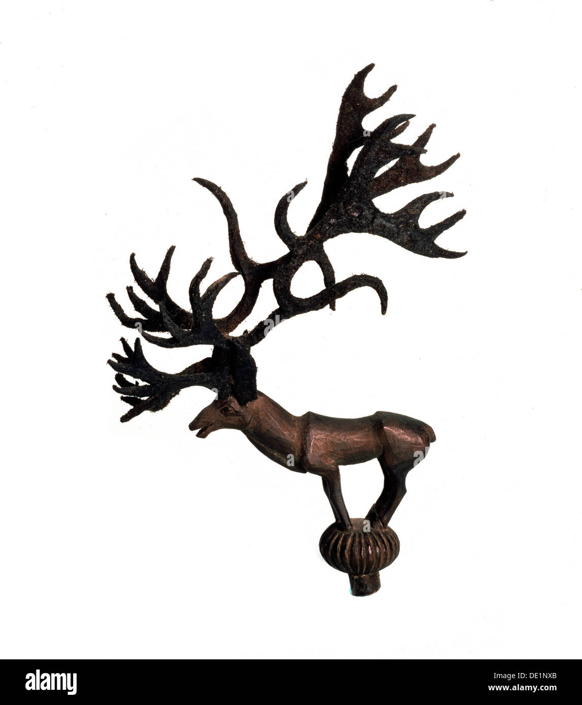 'Une figurine en bois doré d'un cerf' (Terminal), 5e siècle avant J.-C.. Artiste : Inconnu Banque D'Images