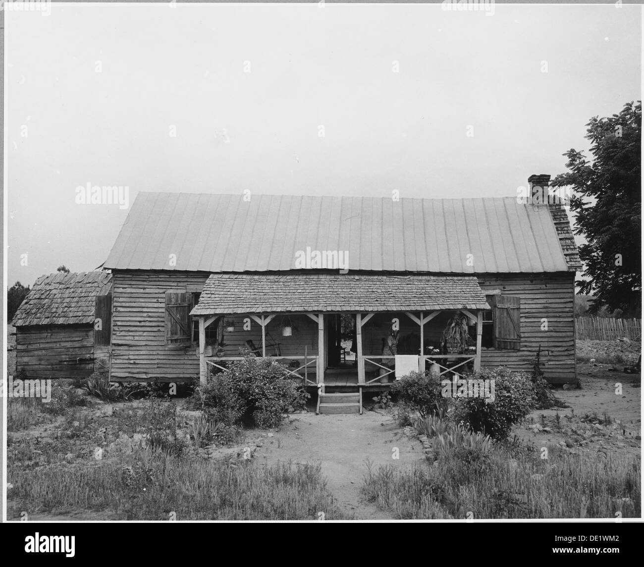 Communauté Harmony, Putnam County, en Géorgie. Voici un échantillon représentatif de l'habitation en ce qui . . . 521274 Banque D'Images