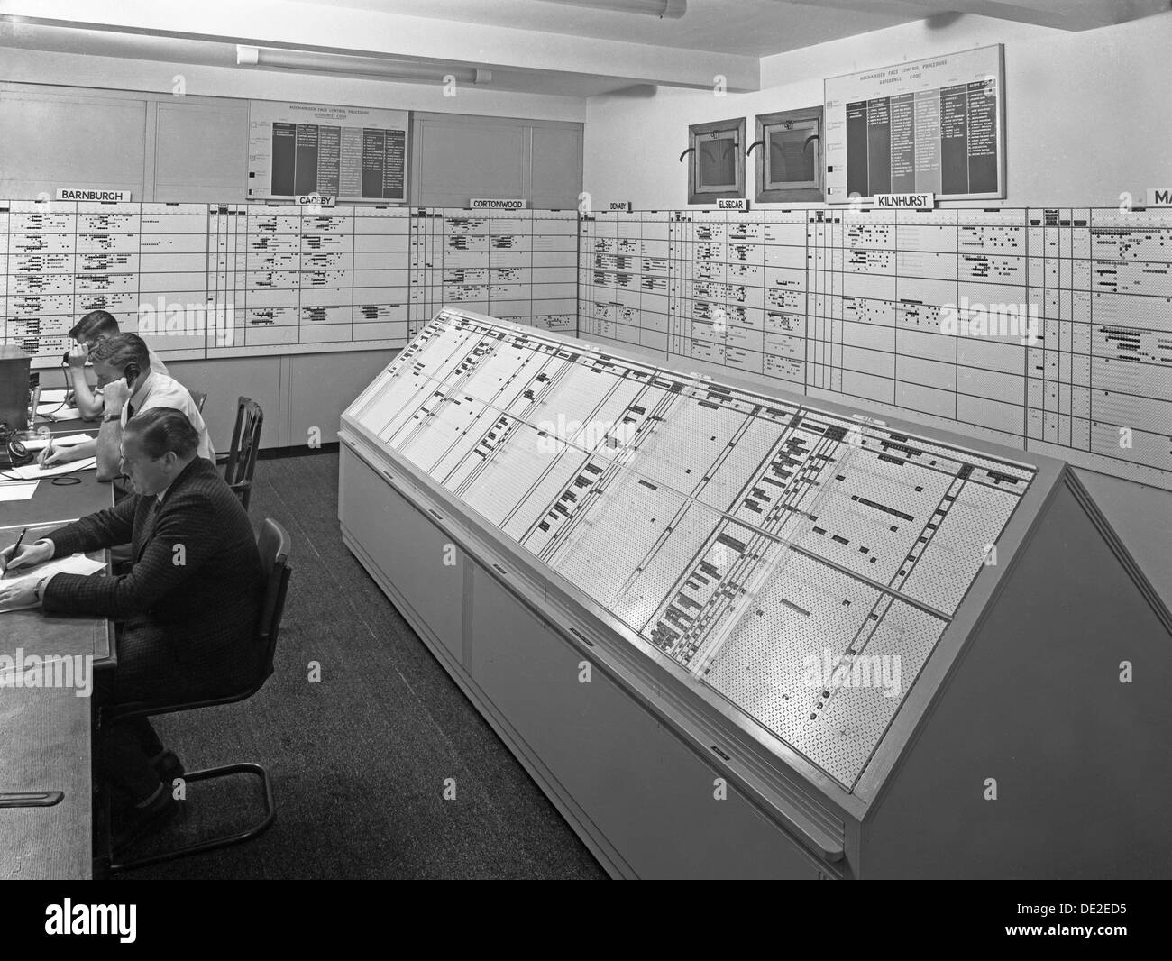 Manvers, la mine principale sur Wath Dearne, près de Rotherham, dans le Yorkshire du Sud, octobre 1965. Artiste : Michael Walters Banque D'Images