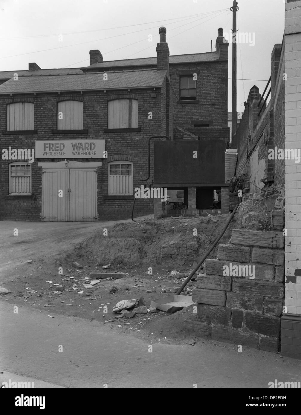 La régénération urbaine à Bawtry, South Yorkshire, 1966. Artiste : Michael Walters Banque D'Images