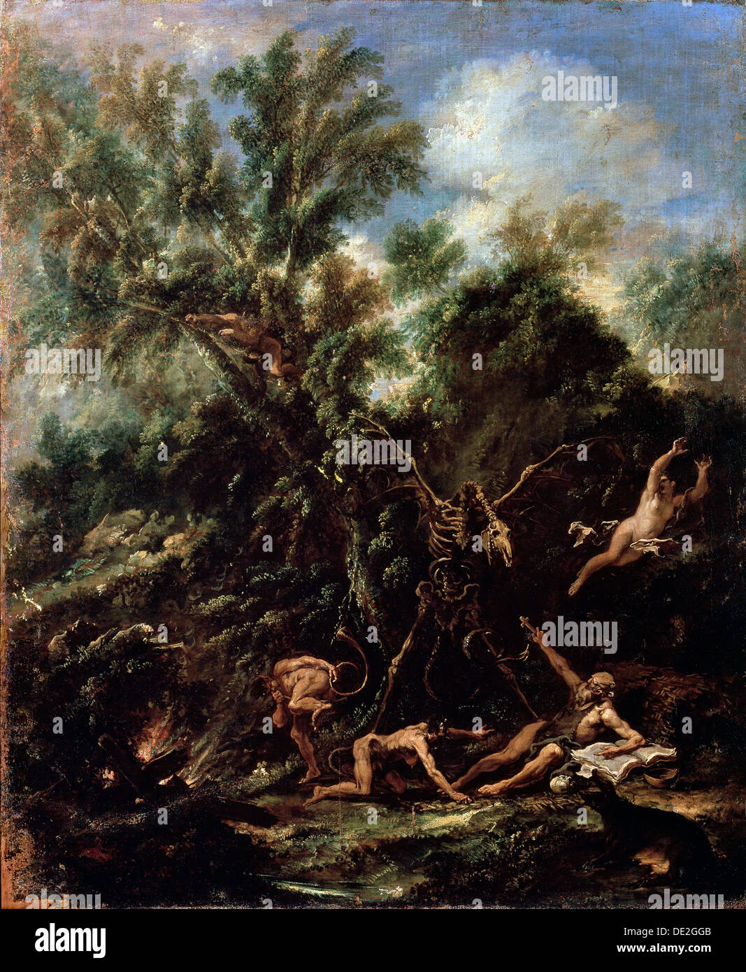 "La Tentation de Saint Antoine", c1706-c1707. Artiste : Sebastiano Ricci Banque D'Images "La Tentation de Saint Antoine", c1706-c1707. Artiste : Sebastiano Ricci Banque D'Images