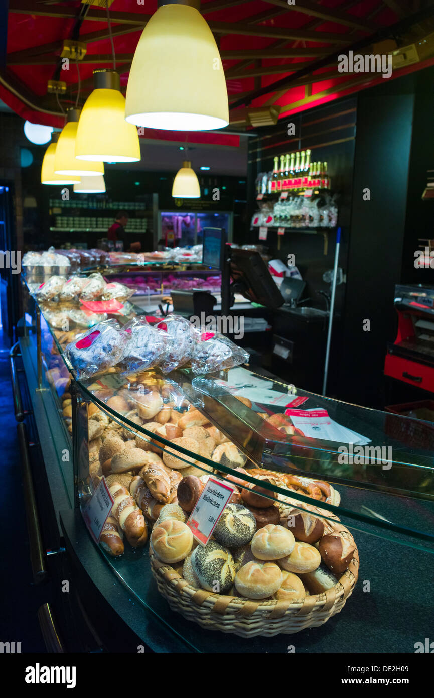 Markthalle Stuttgart Allemagne Bade-wurtemberg boulangerie Banque D'Images