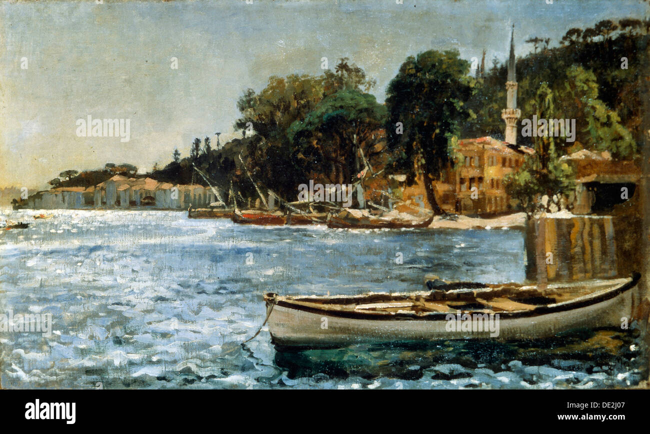 'Voir' de Bebek près de Constantinople, 1872. Artiste : Jan Matejko Banque D'Images