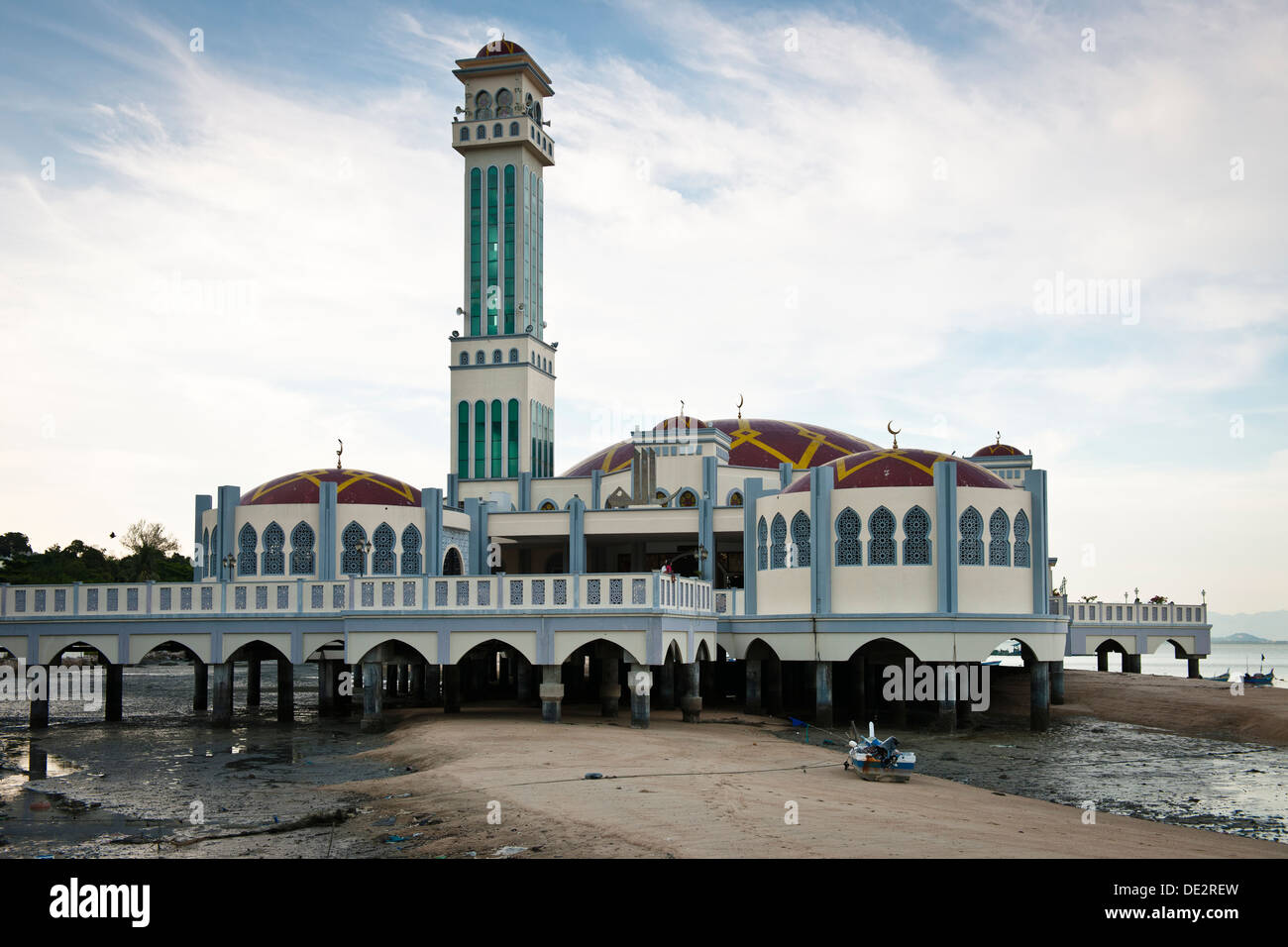 Mosquée flottante, Penang, Malaisie Banque D'Images