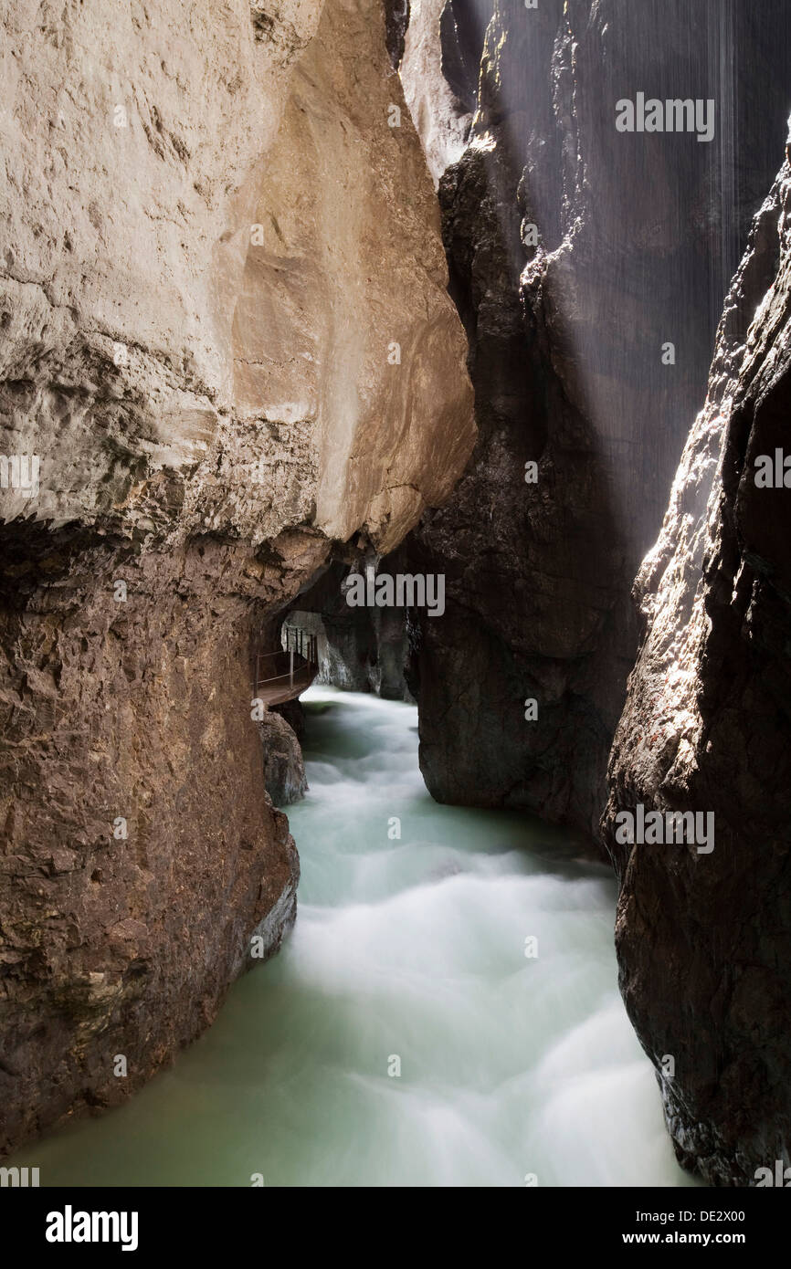 Gorges de partnach, Upper Bavaria, Bavaria, Germany Banque D'Images