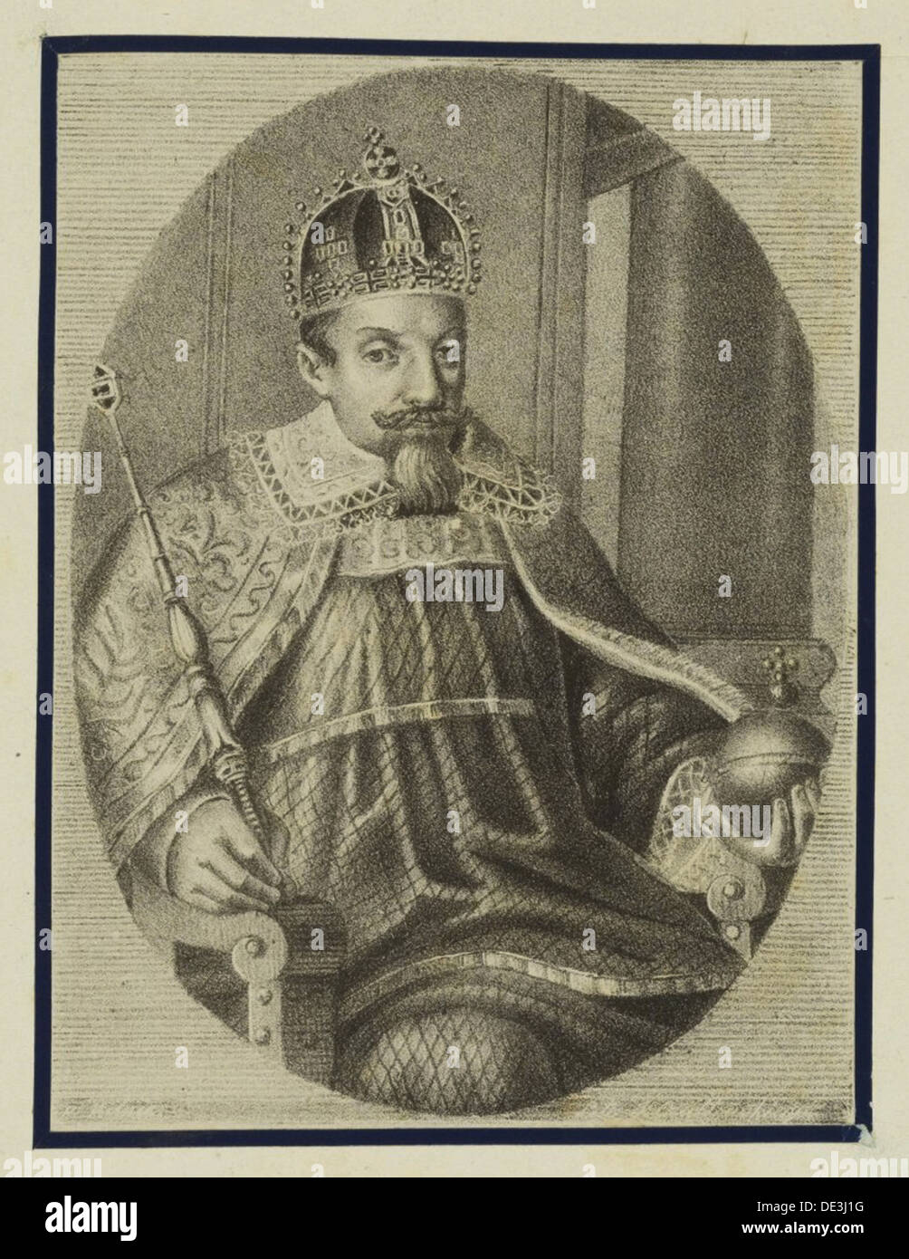 Sigismond III Vasa, roi de Pologne, début du 17e cen.. Artiste : Anonyme Banque D'Images