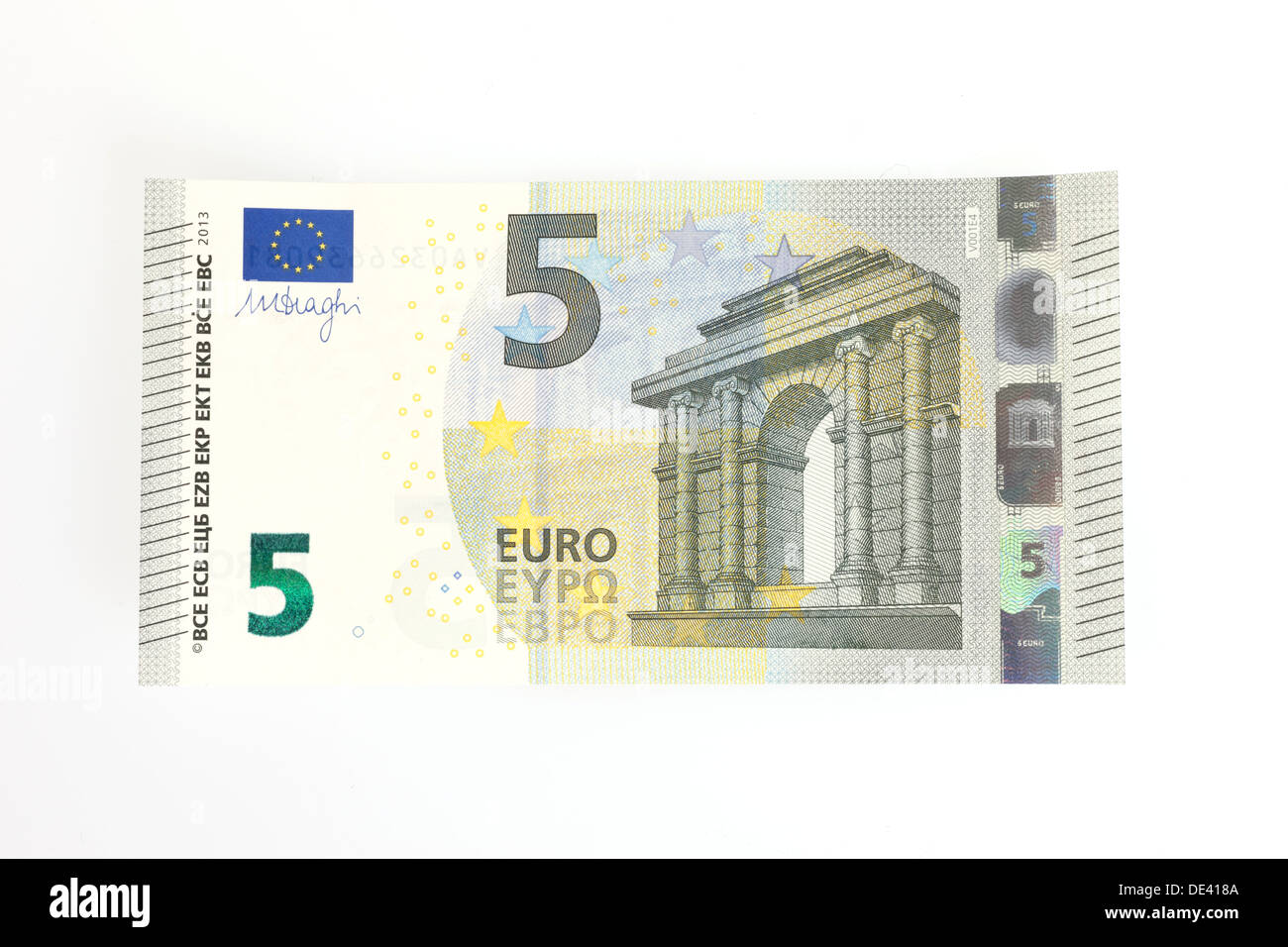 Berlin, Allemagne, 5 euro bill Banque D'Images