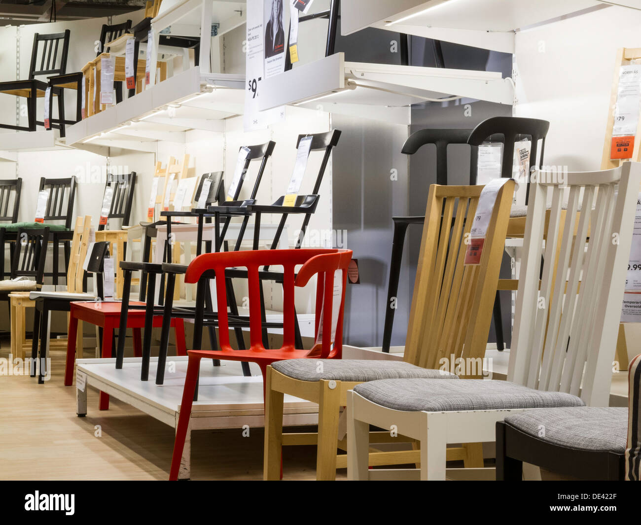 Suédois IKEA Store intérieur, Stoughton, NA Banque D'Images