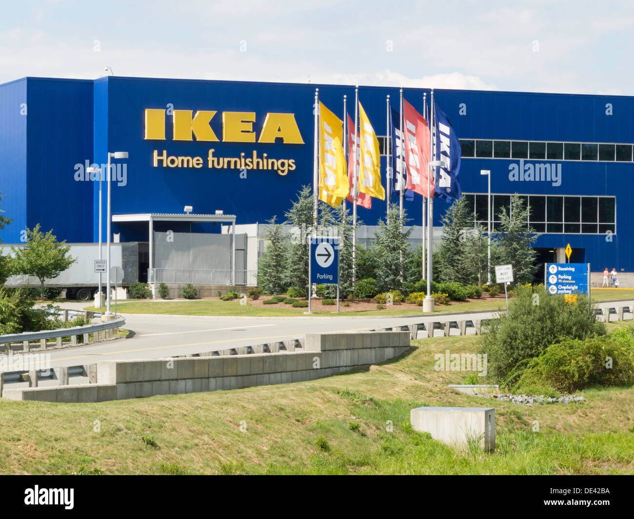 Suédois IKEA Store extérieur, Stoughton, NA Banque D'Images