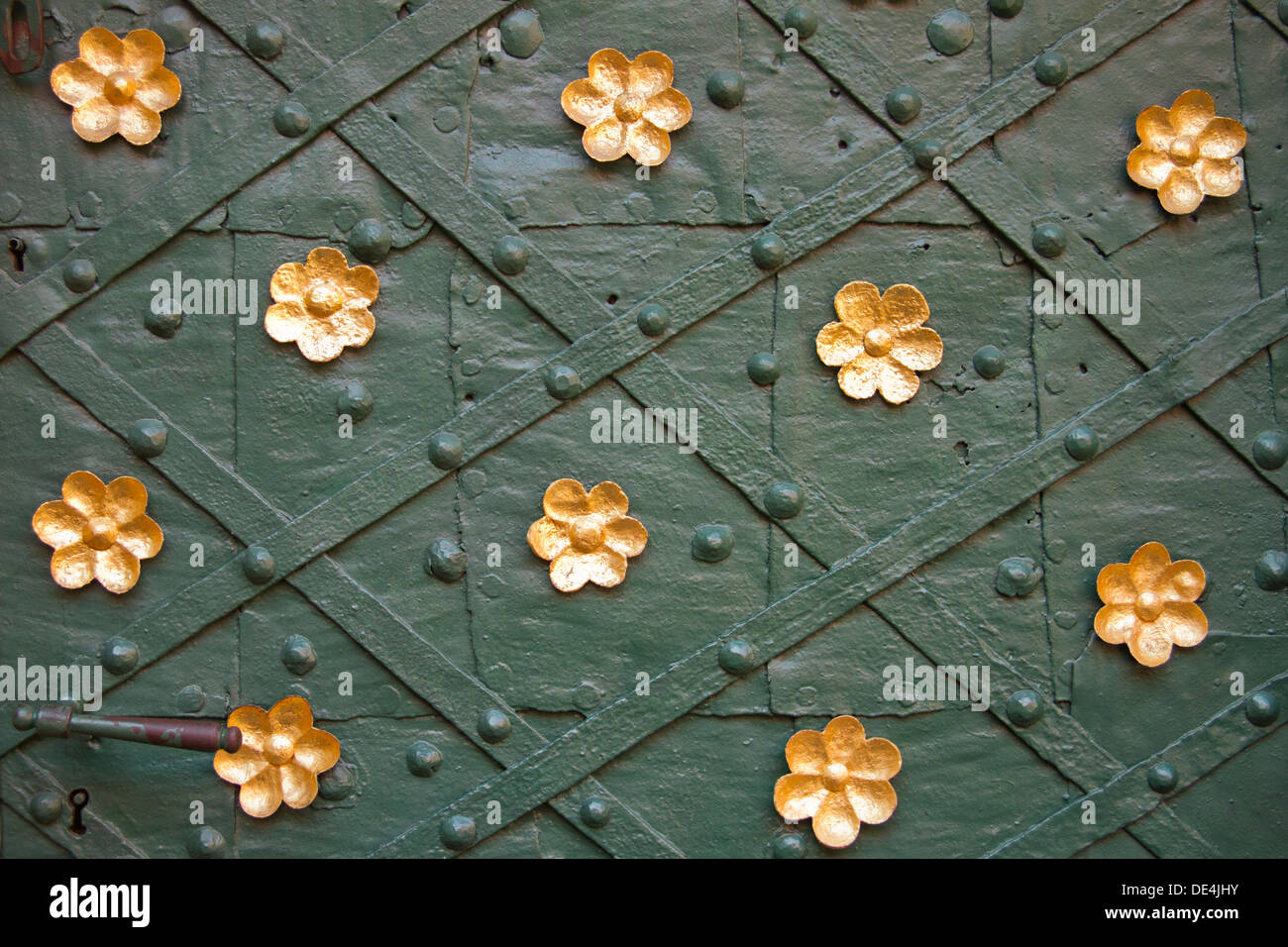 Décorées à la bibliothèque à l'Collegium Maius, le plus ancien bâtiment de l'Université jagellonne, Cracovie, Pologne. Banque D'Images